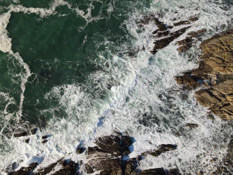 Papel de parede Ondas do Oceano 4K · ocean · 3840×2880