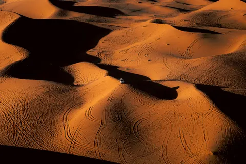 Aerial Dunes 4K Wallpaper · aerial · 3840×2560