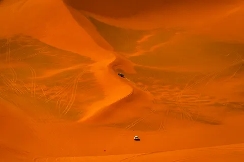 Aerial Dunes 4K Wallpaper · aerial · 3840×2560