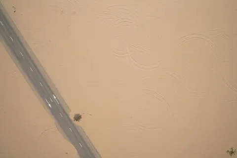 Sfondo Dune viste dall'alto 4K · aerial · 3840×2560