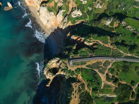 Aerial Coastline 4K Wallpaper · aerial · 3840×2880