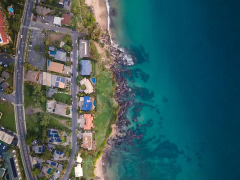 Aerial Coastline 4K Wallpaper · aerial · 3840×2880