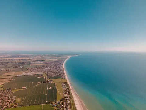 हवाई तटरेखा 4K वॉलपेपर · aerial · 3840×2880