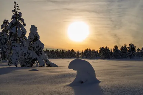 Fond d'écran Neige d'hiver 4K · nature · 3840×2561