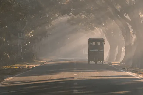 雾中道路 4K壁纸 · nature · 3840×2560