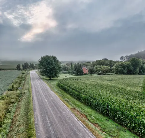 Neblige Straße 4K Hintergrundbild · nature · 3840×3657
