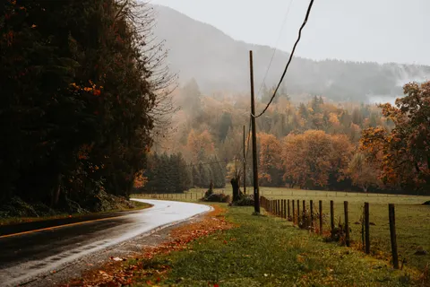 Foggy Road 4K Wallpaper · nature · 3840×2560