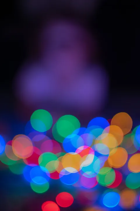 چراغ‌های بوکه والپیپر موبایل · lockscreen · 1440×2160
