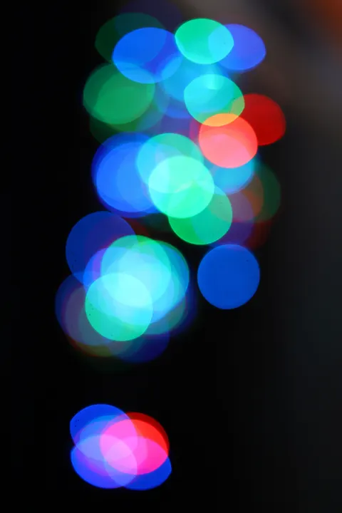 چراغ‌های بوکه والپیپر موبایل · lockscreen · 1440×2160