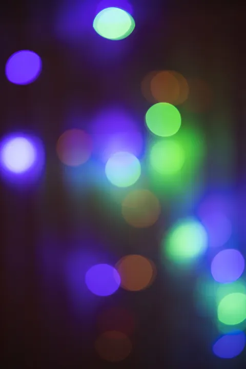 چراغ‌های بوکه والپیپر موبایل · lockscreen · 1440×2160