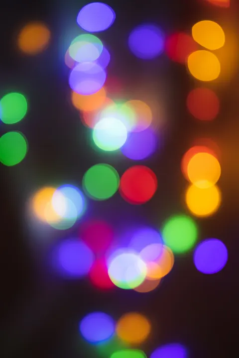 Fond d'écran mobile Lumières bokeh · lockscreen · 1440×2160