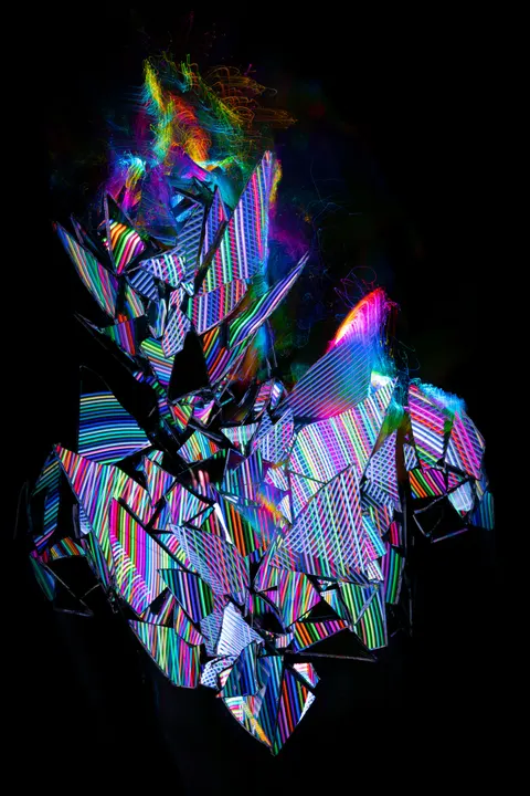 Fond d'écran mobile Holographique · gradient · 1440×2160