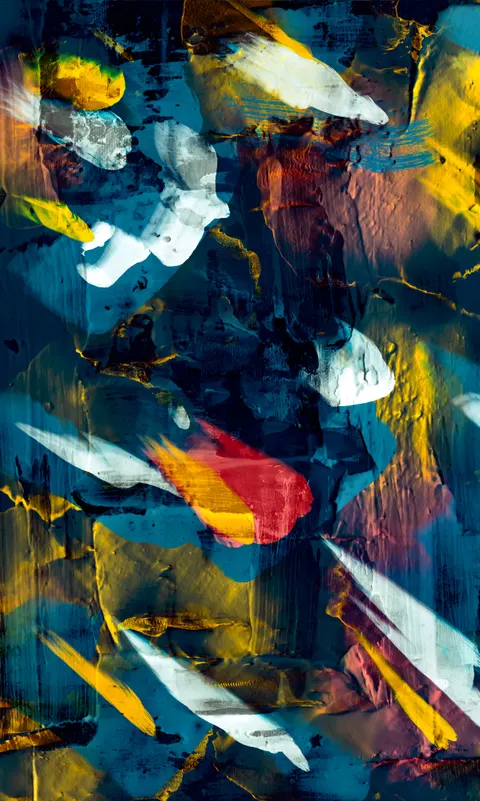 流れる絵の具 スマホ壁紙 · gradient · 1440×2403
