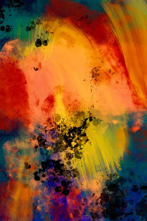 बहता रंग मोबाइल वॉलपेपर · gradient · 1440×2160