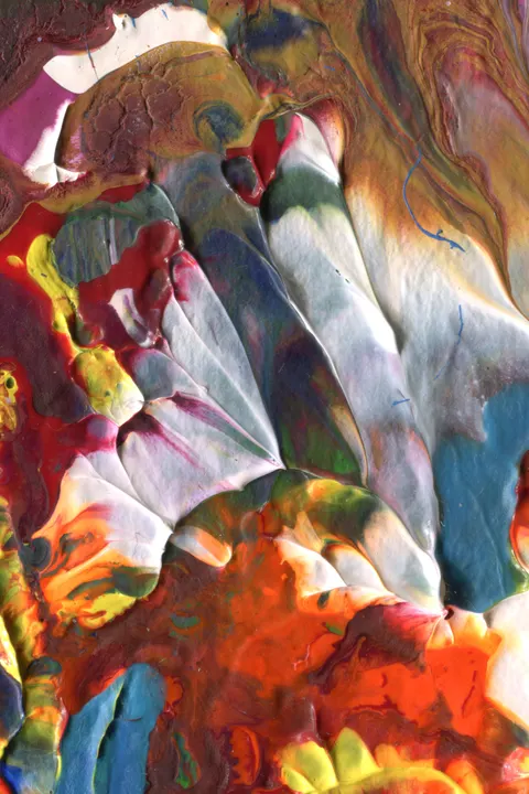 Płynąca farba Tapeta na Telefon · gradient · 1440×2160