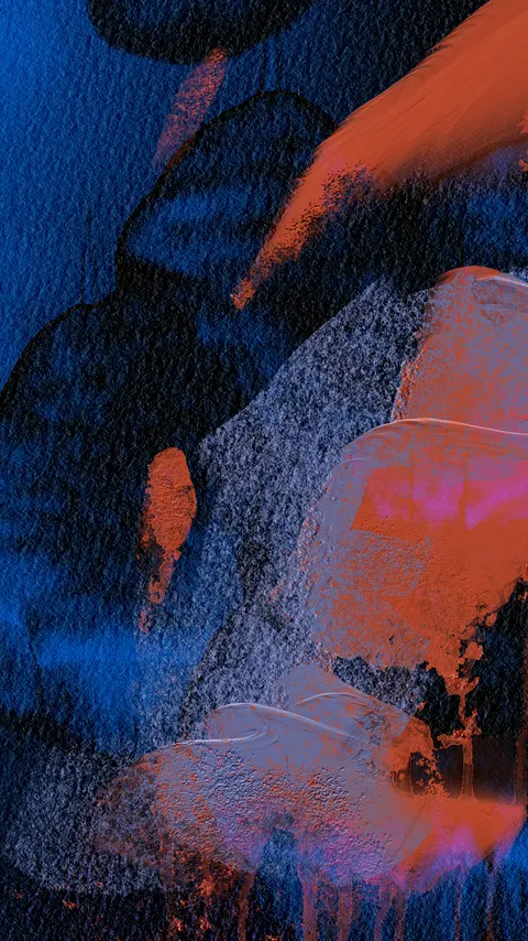 Płynąca farba Tapeta na Telefon · gradient · 1440×2560