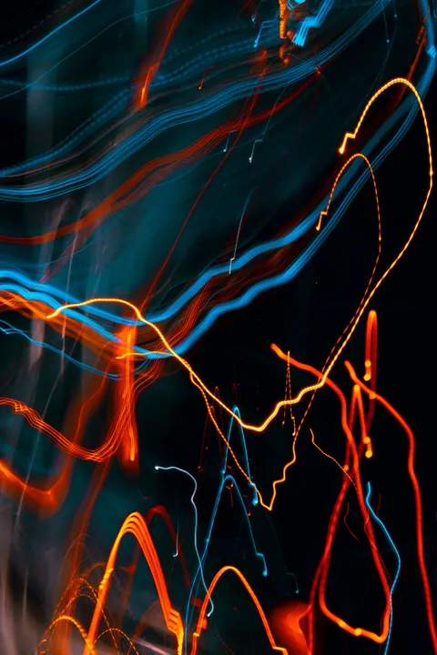 محو شدن نئون والپیپر موبایل · gradient · 1440×2160