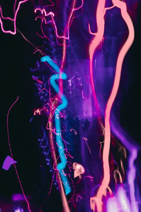محو شدن نئون والپیپر موبایل · gradient · 1440×2160