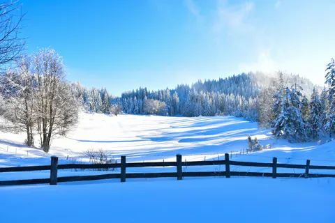 Fond d'écran Neige d'hiver 4K · nature · 3840×2560