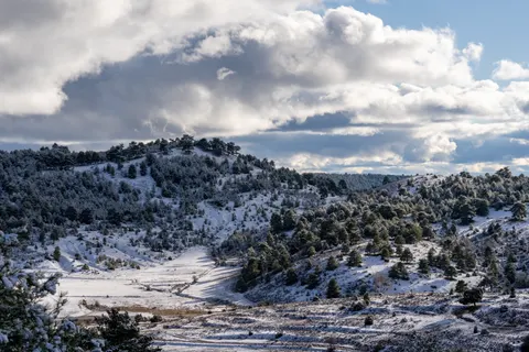 Fondo de pantalla Nieve de invierno 4K · nature · 3840×2560