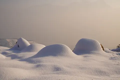 겨울 눈 4K 배경화면 · nature · 3840×2560