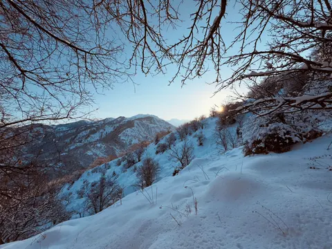 Winterschnee 4K Hintergrundbild · nature · 3840×2880
