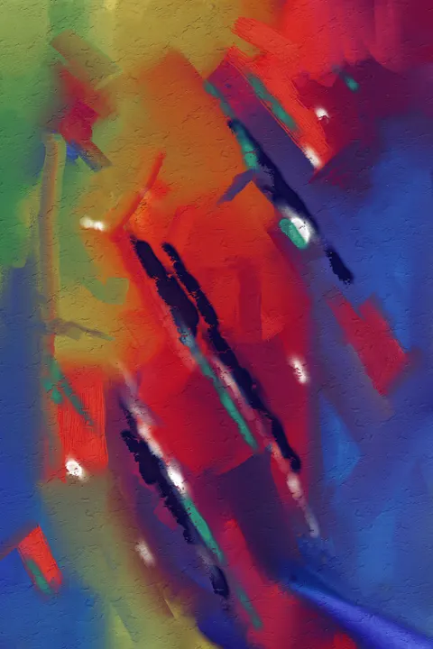 颜料流动 手机壁纸 · gradient · 1440×2160