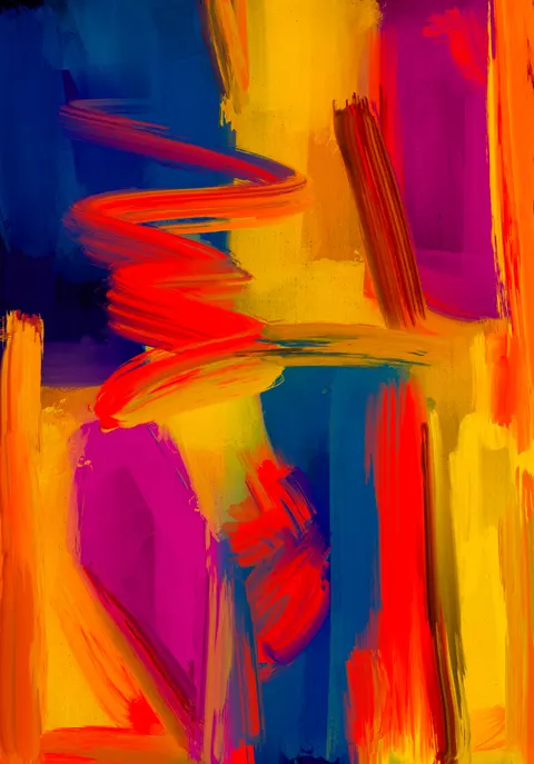 Płynąca farba Tapeta na Telefon · gradient · 1440×2062