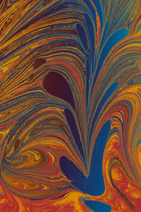 Dòng Sơn Chảy Hình Nền Điện Thoại · gradient · 1440×2160