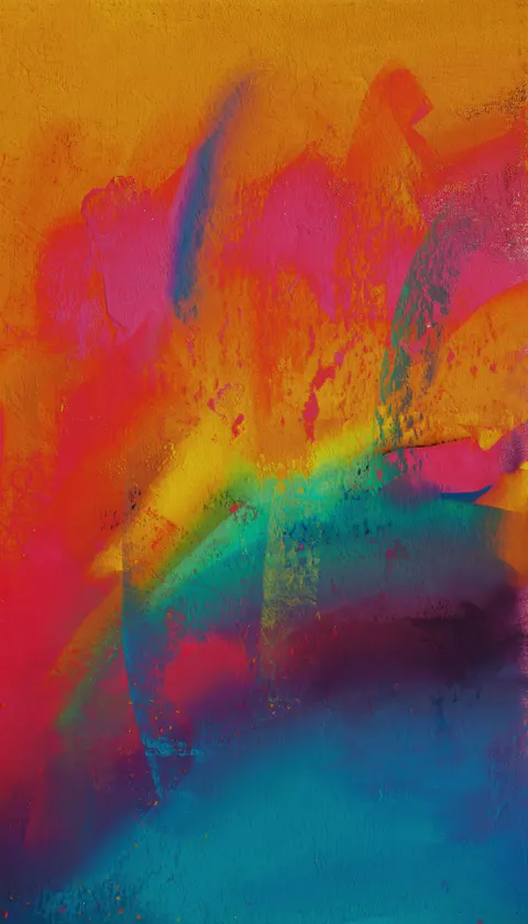Płynąca farba Tapeta na Telefon · gradient · 1440×2520