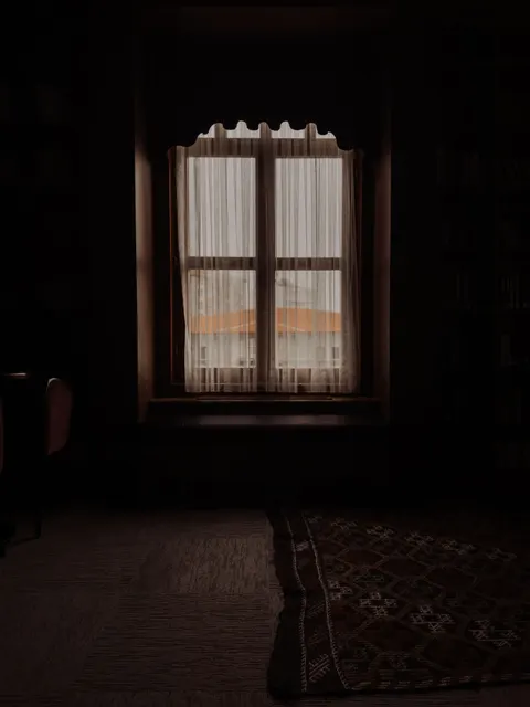 窗簾光影 手機桌布 · aesthetic · 1440×1920