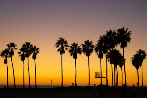 Palm Beach Sunset 4K Wallpaper · nature · 3840×2560