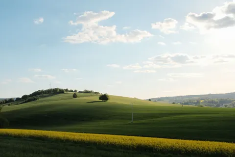 خلفية تلال خضراء بدقة 4K · nature · 3840×2560