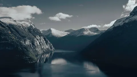 Norwegian Fjord 4K Wallpaper · nature · 3840×2160