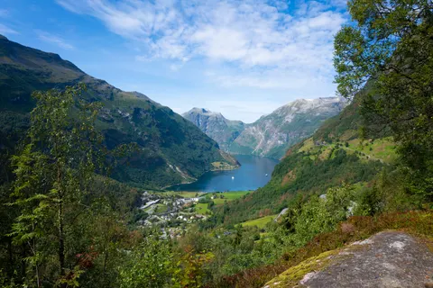 Norwegian Fjord 4K Wallpaper · nature · 3840×2561