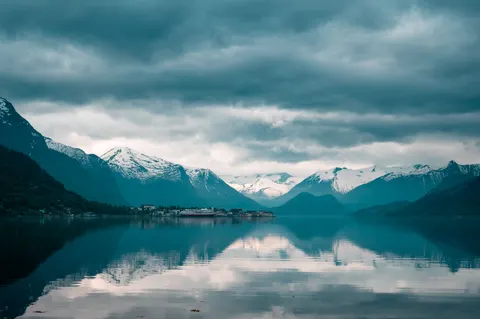 Norwegian Fjord 4K Wallpaper · nature · 3840×2555