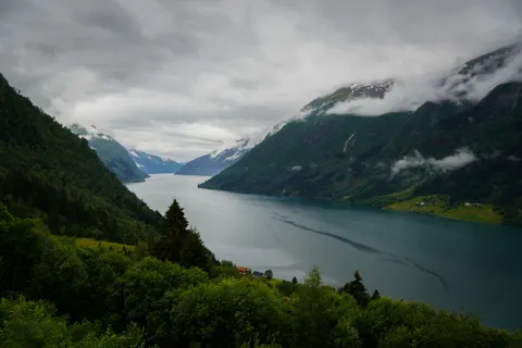 Norwegian Fjord 4K Wallpaper · nature · 3840×2560