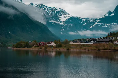 Norwegian Fjord 4K Wallpaper · nature · 3840×2555