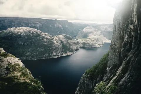 Norwegian Fjord 4K Wallpaper · nature · 3840×2560