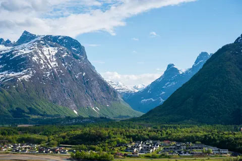 Wallpaper Fjord Norwegia 4K · nature · 3840×2555