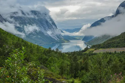 Norwegian Fjord 4K Wallpaper · nature · 3840×2550