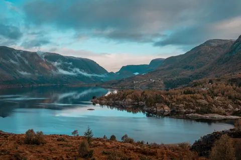 Norwegian Fjord 4K Wallpaper · nature · 3840×2560