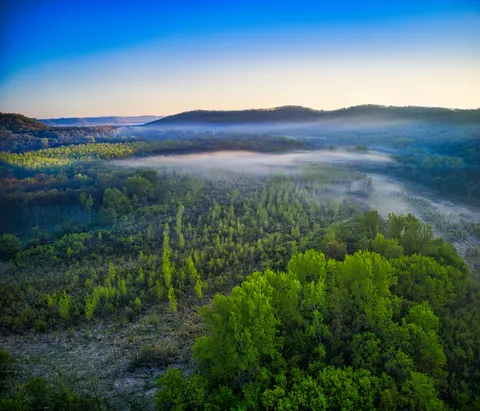Misty Valley 4K Wallpaper · nature · 3840×3286