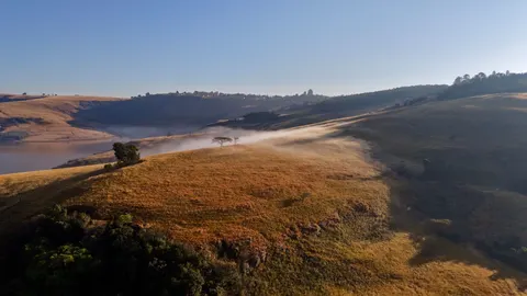 Misty Valley 4K Wallpaper · nature · 3840×2160