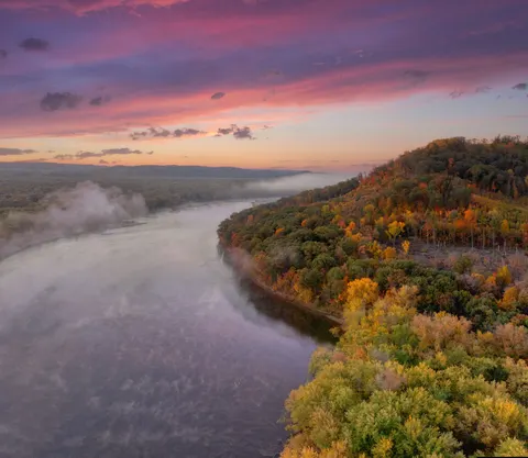 Autumn River 4K Wallpaper · nature · 3840×3331