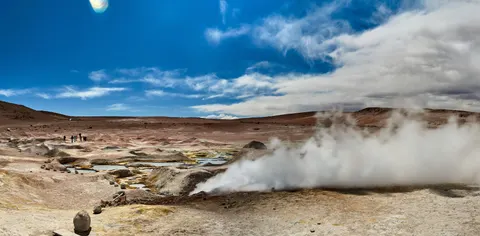 Hot Spring 4K Wallpaper · nature · 3840×1889