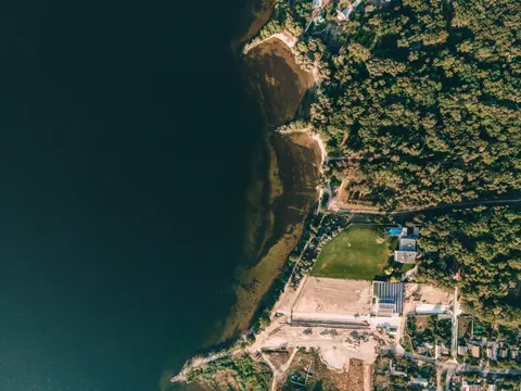 Insel aus der Luft 4K Hintergrundbild · ocean · 3840×2880