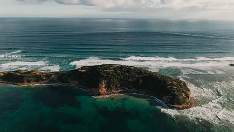 Eiland van Bovenaf 4K-achtergrond · ocean · 3840×2160