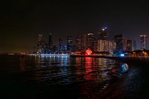 城市夜景天際線 4K桌布 · city · 3840×2560