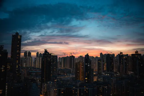 City Skyline at Night 4K Wallpaper · city · 3840×2560